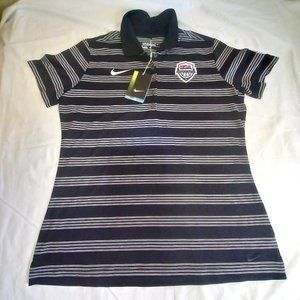 Women's NIKE USA BASKETBALL/GOLF SHIRT Size Large